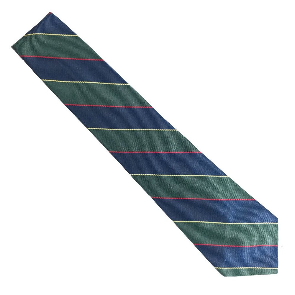 Bancroft New York Men Necktie Striped Color Blue Green Size 58x3.5 - NWOT - USA